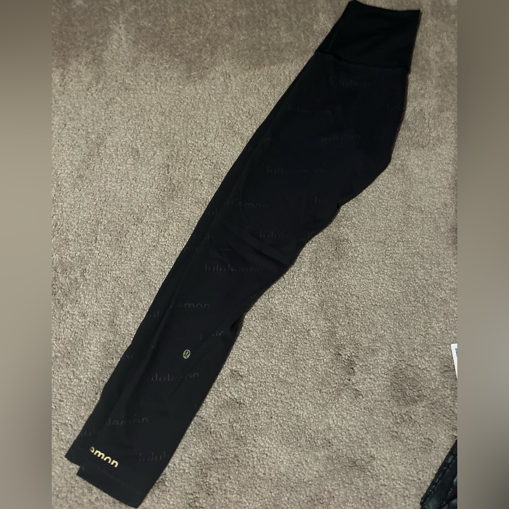 Lululemon Special Edition Wunder Train High Rise Tight Logo
